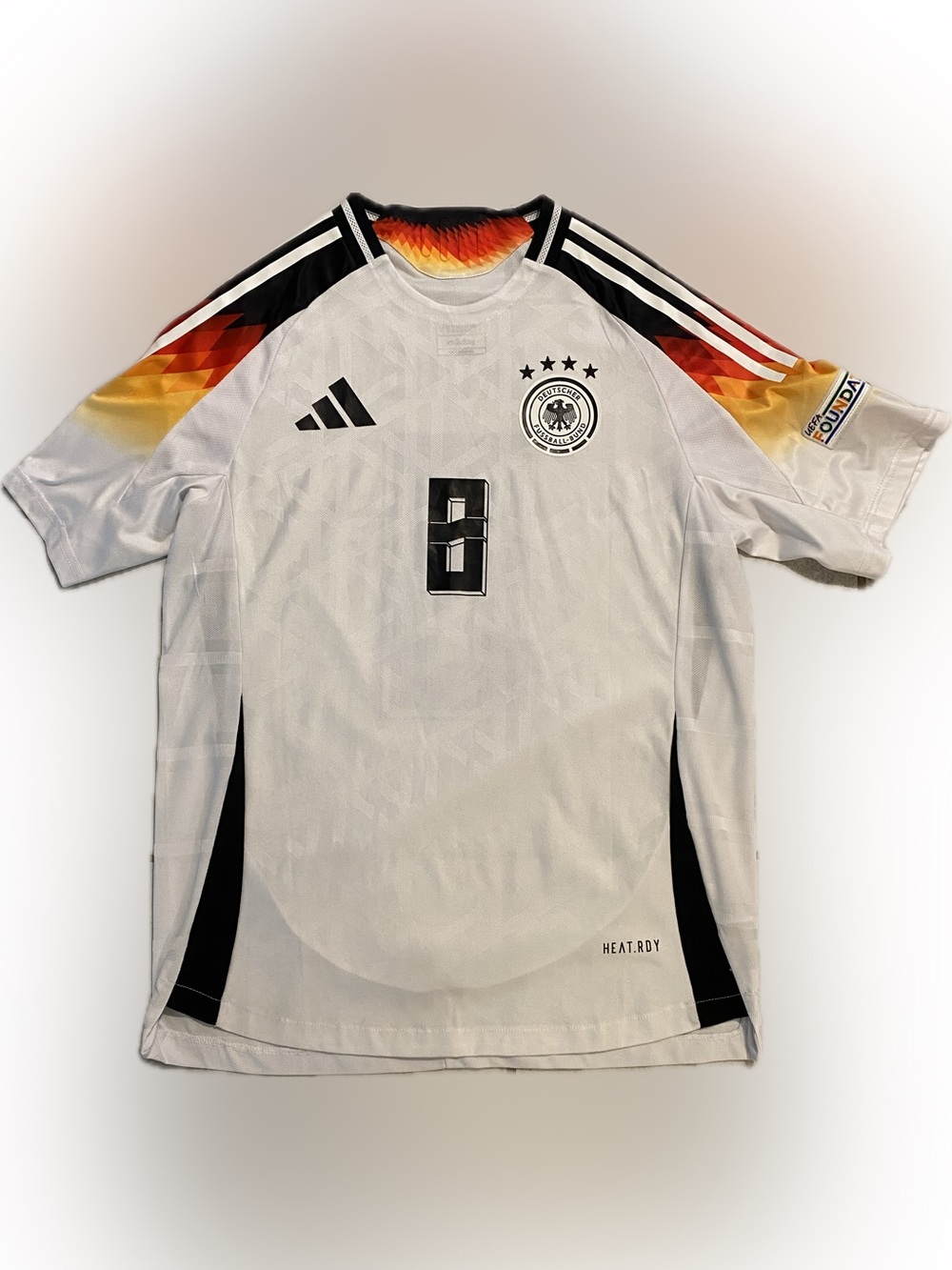 2024 Adidas Germany Home soccer Jersey, size XL, color white